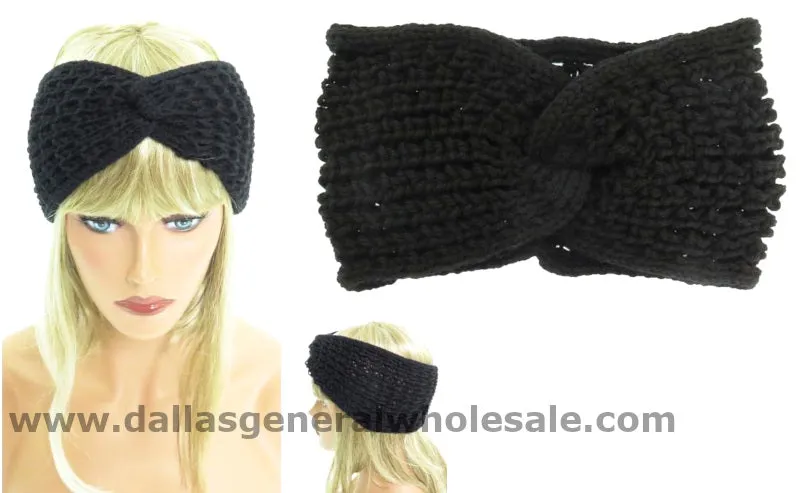 2 Way Fashion Winter Headbands Wholesale