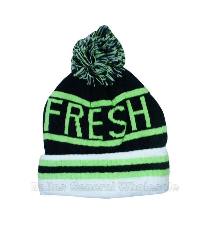 Adults Knitted Skull Beanie Caps Wholesale