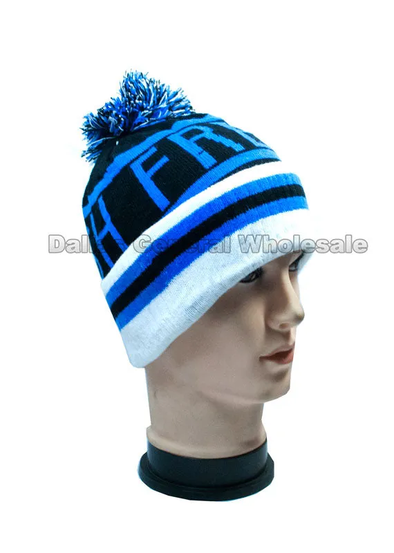 Adults Knitted Skull Beanie Caps Wholesale