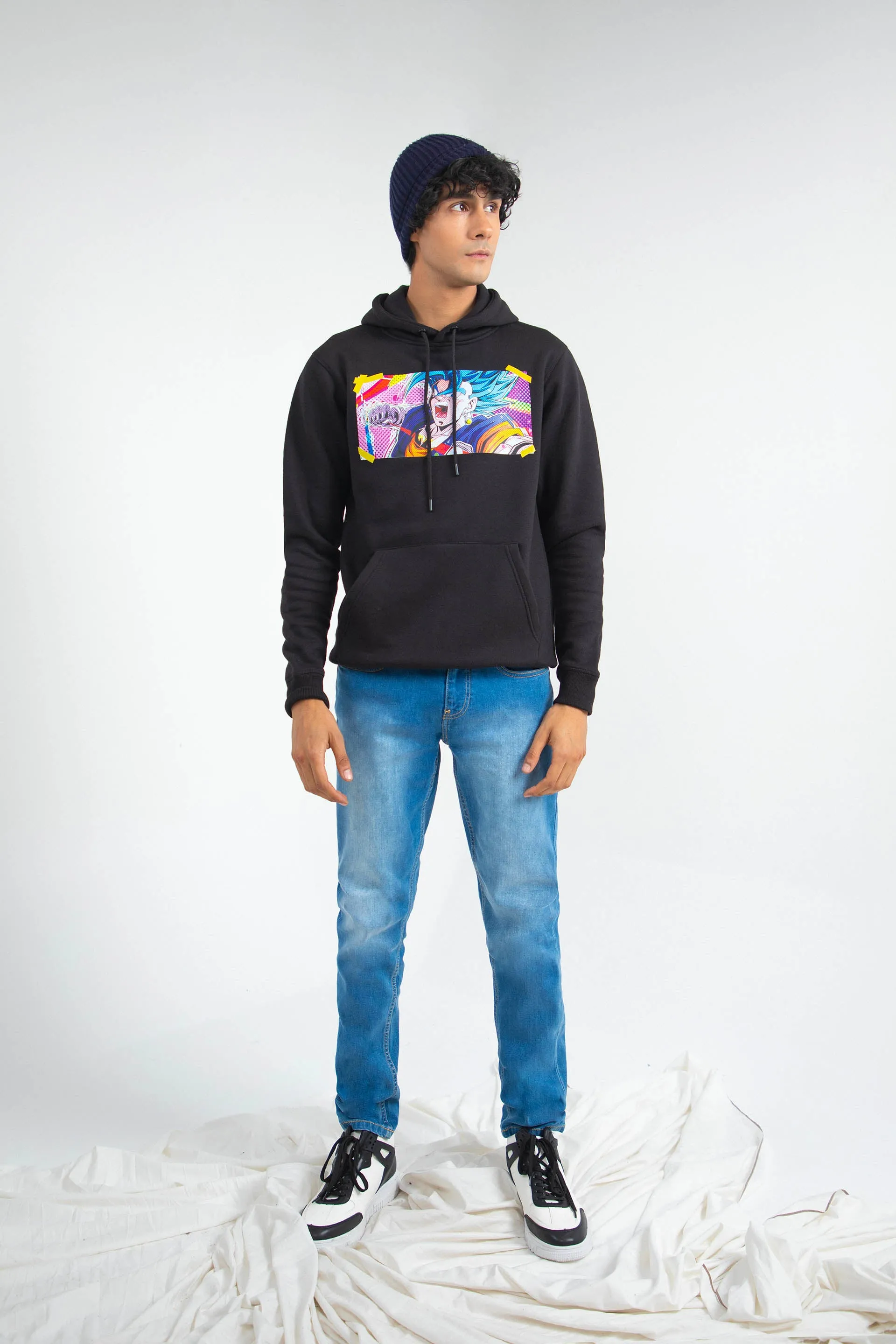 Anime Hoodie Black