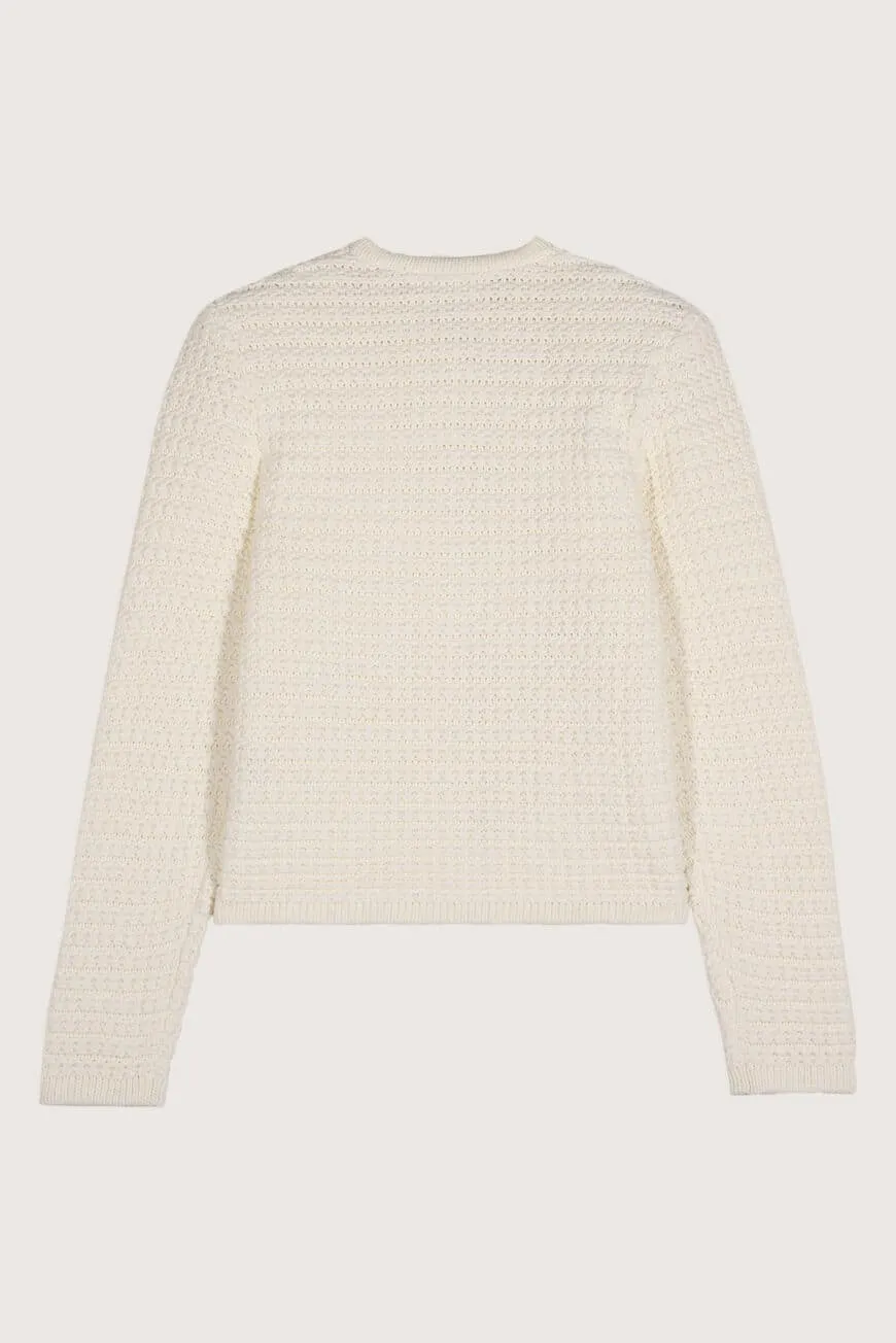 ba&sh Gaspard Cardigan- Ecru