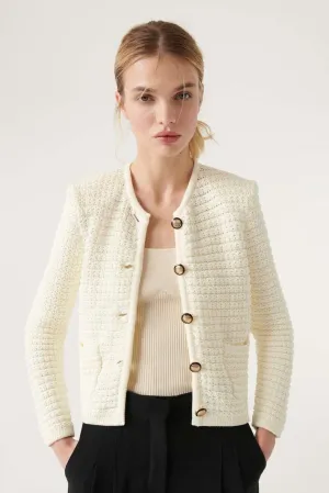 ba&sh Gaspard Cardigan- Ecru