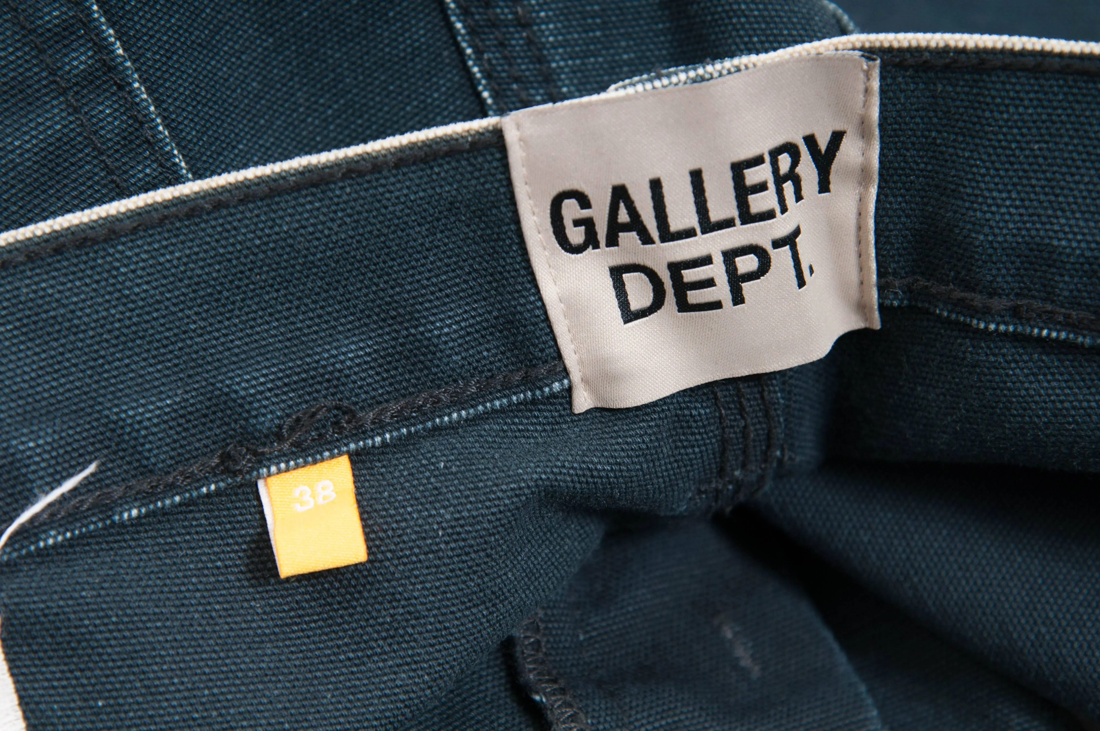 Black Paint Splatter La Flare Carpenter Pants Denim Jeans
