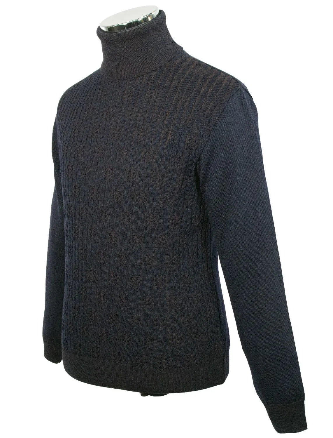 Cable Knit Turtleneck Sweater