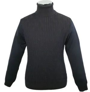 Cable Knit Turtleneck Sweater
