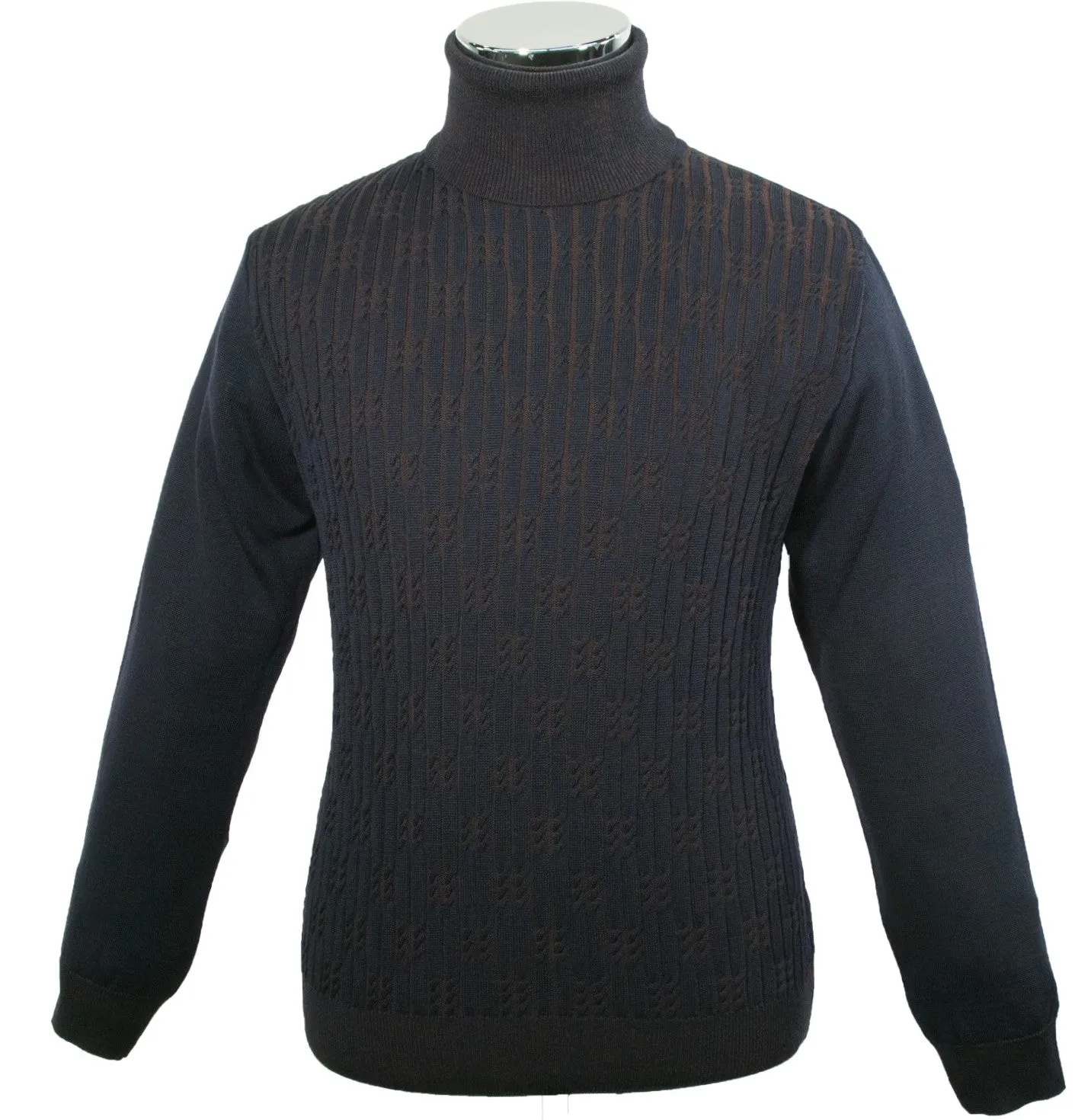 Cable Knit Turtleneck Sweater