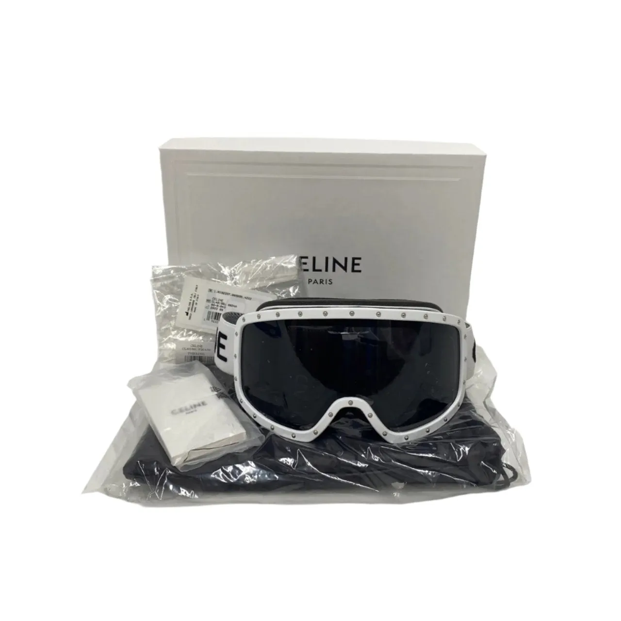 Celine Ski Goggles White