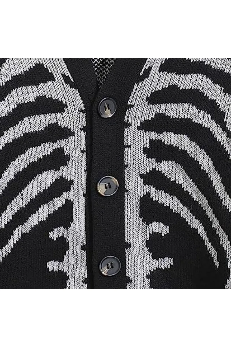 CG0105 Skeleton Knitted Cardigan
