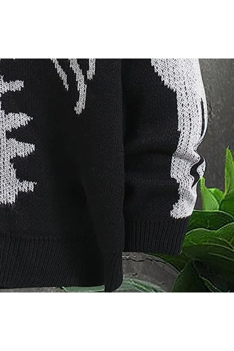 CG0105 Skeleton Knitted Cardigan