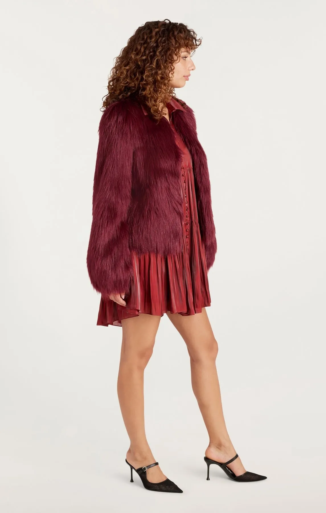 Cinq à Sept Benson Coat in Rhubarb