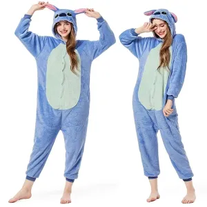Cosplay Costumes Jumpsuit for KIDS Stitch Hooded Pajamas  S4822528