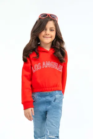 Cropped Pullover Hoodie