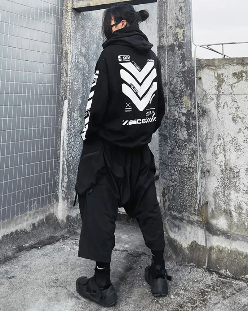 Cyberpunk City Futuristic Sci-Fi Hoodie
