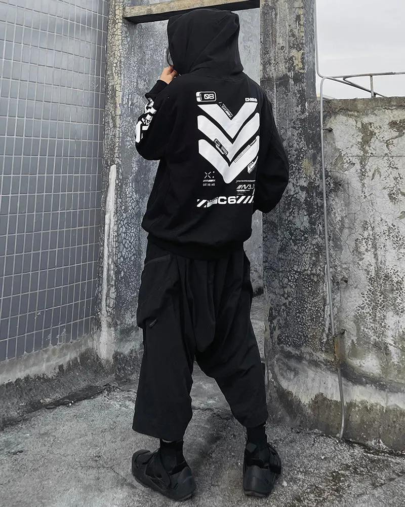 Cyberpunk City Futuristic Sci-Fi Hoodie