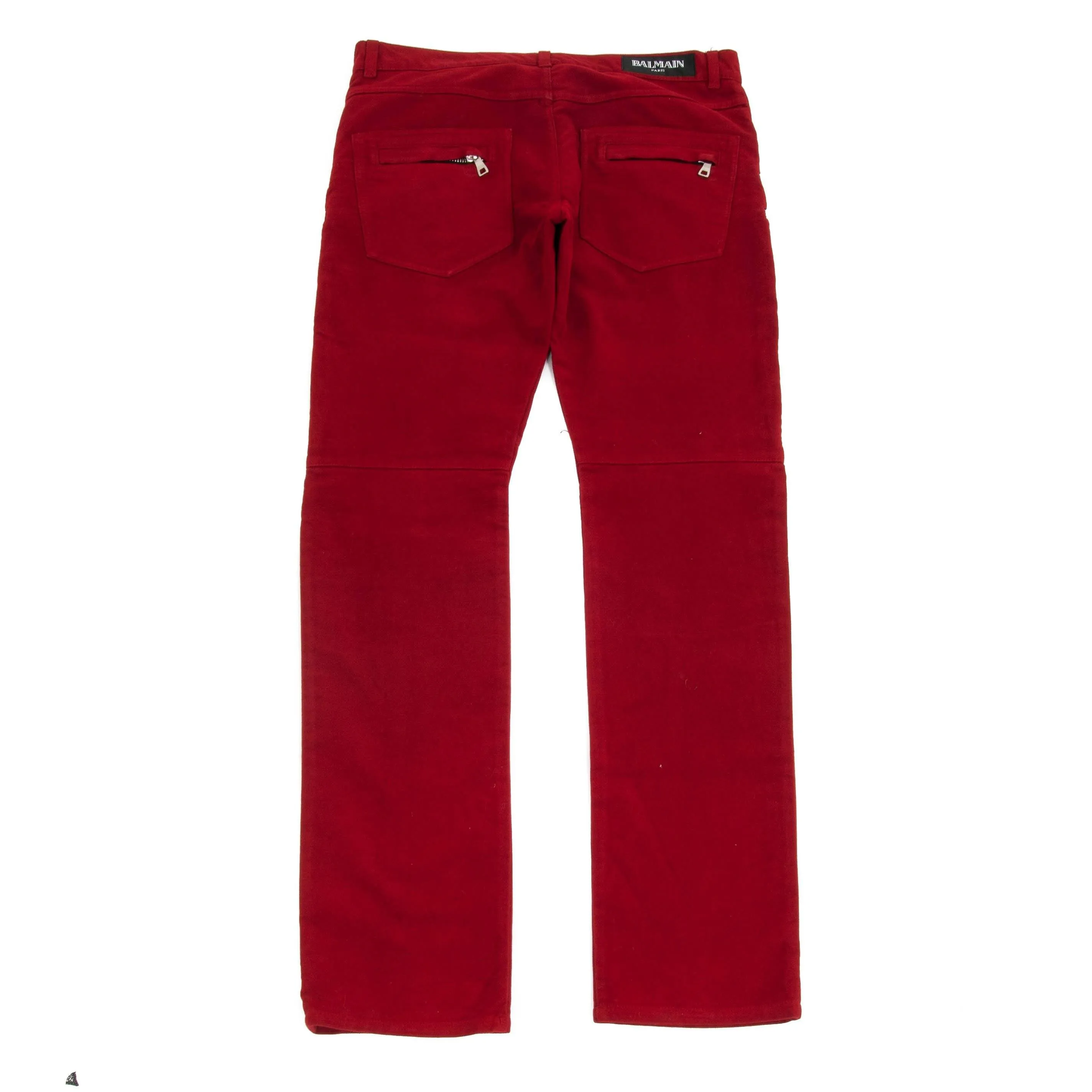 Double Zipped Moleskin Jeans