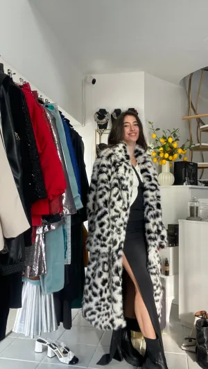 Faux fur coat