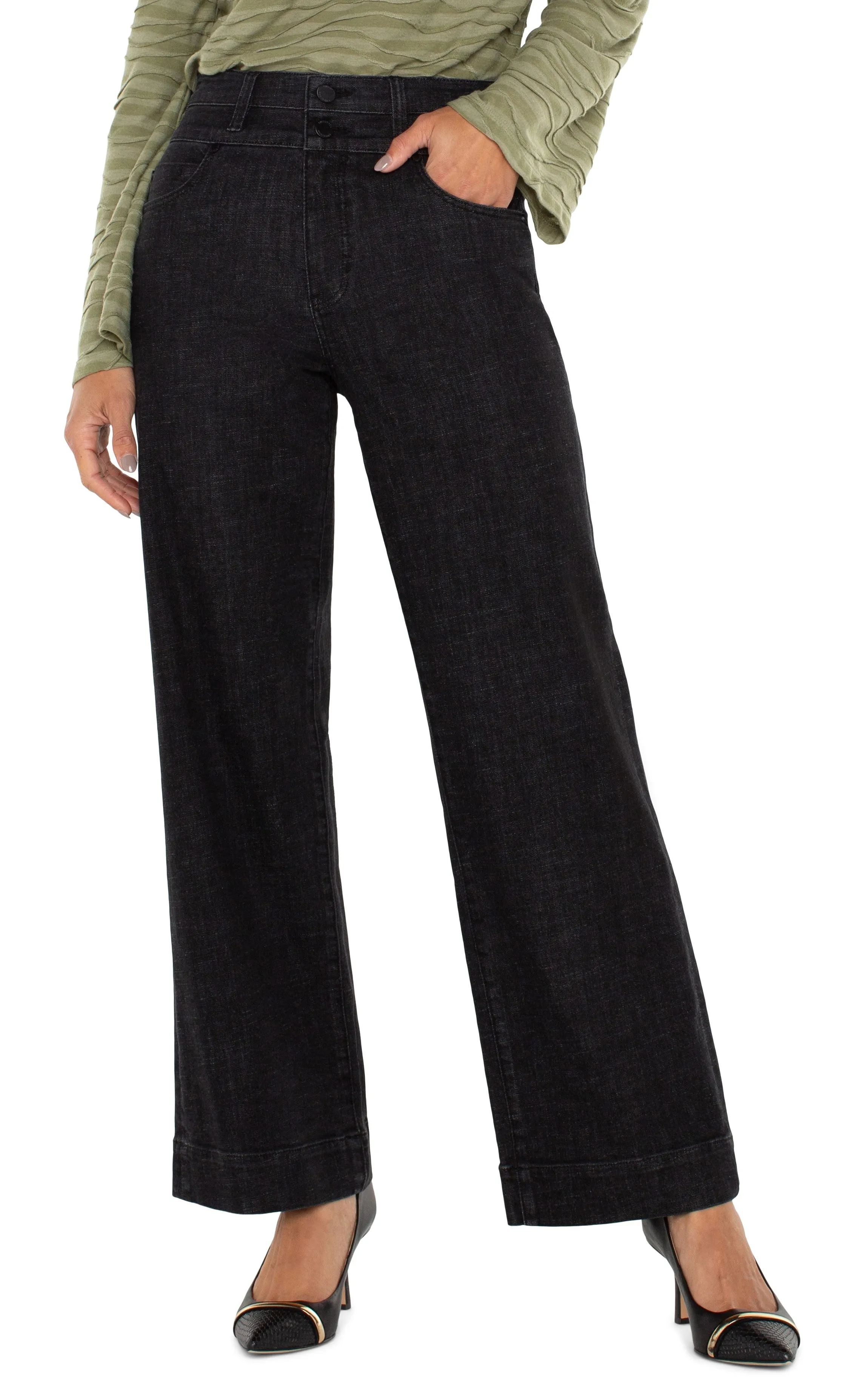 *FINAL SALE* Liverpool Stride Wide Leg with Double Waist Band