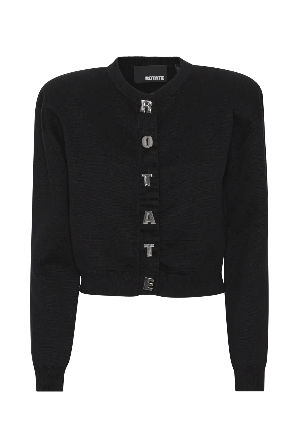 Firm Knit Cardigan - Black