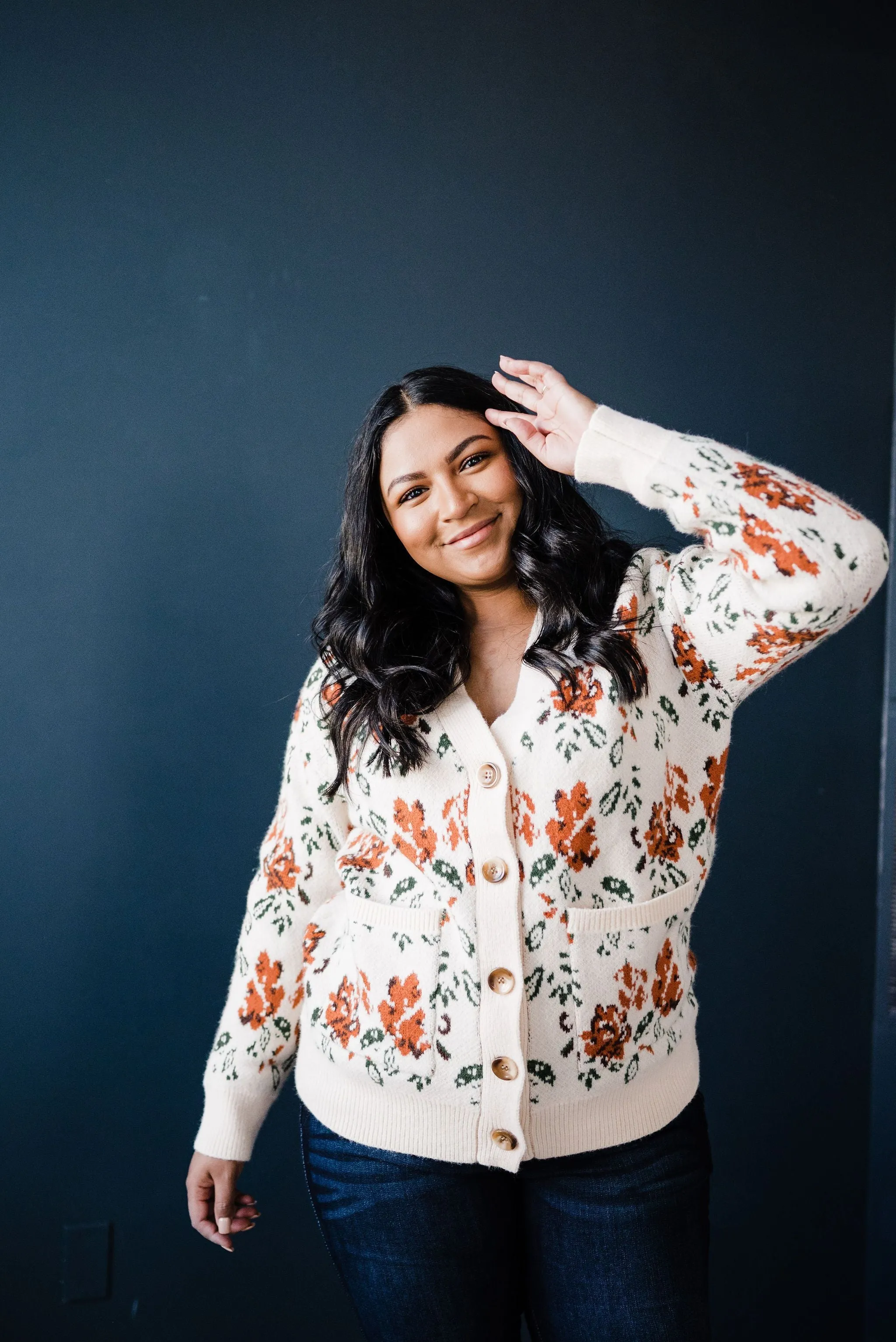 Floral Desires Open Cardigan