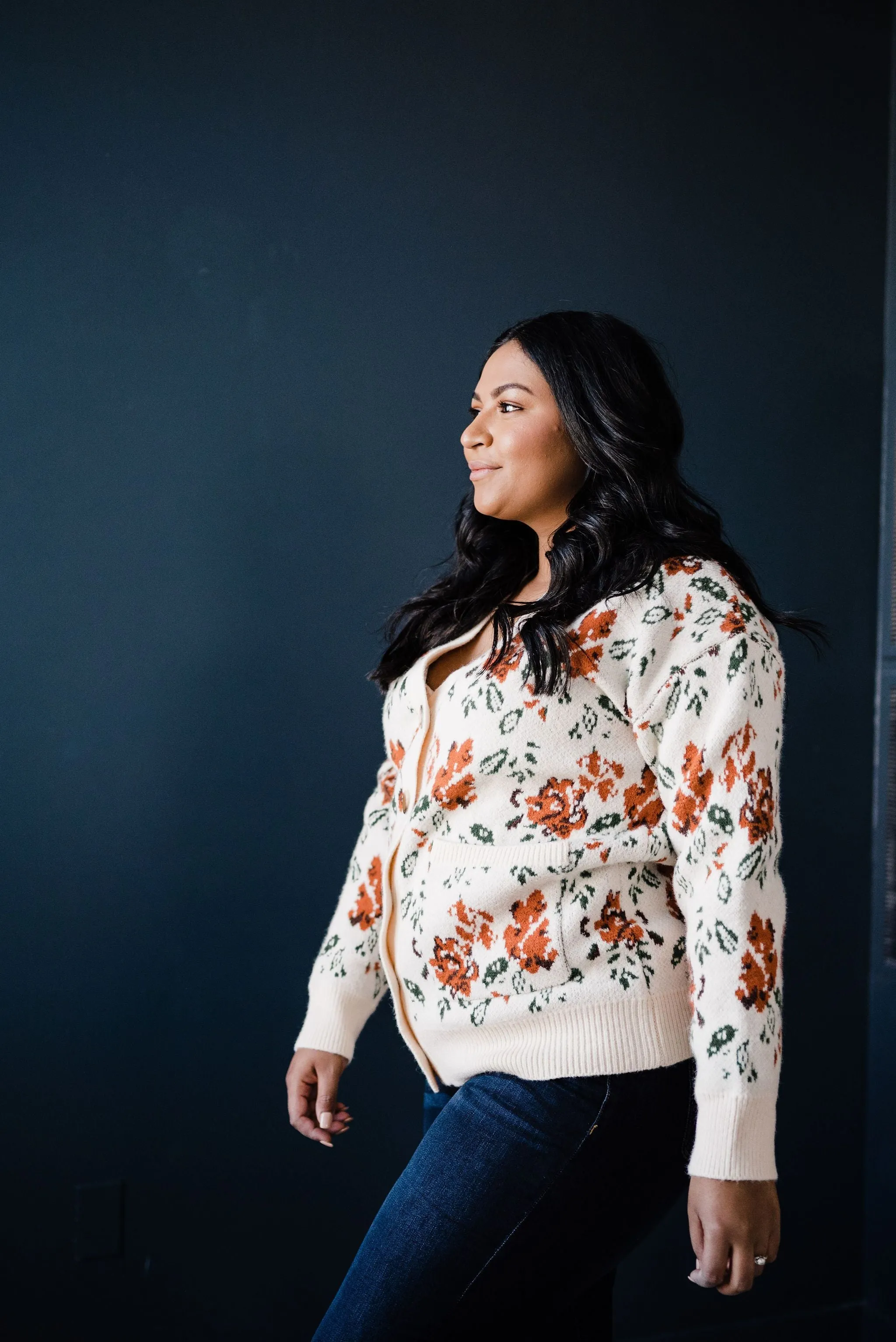 Floral Desires Open Cardigan