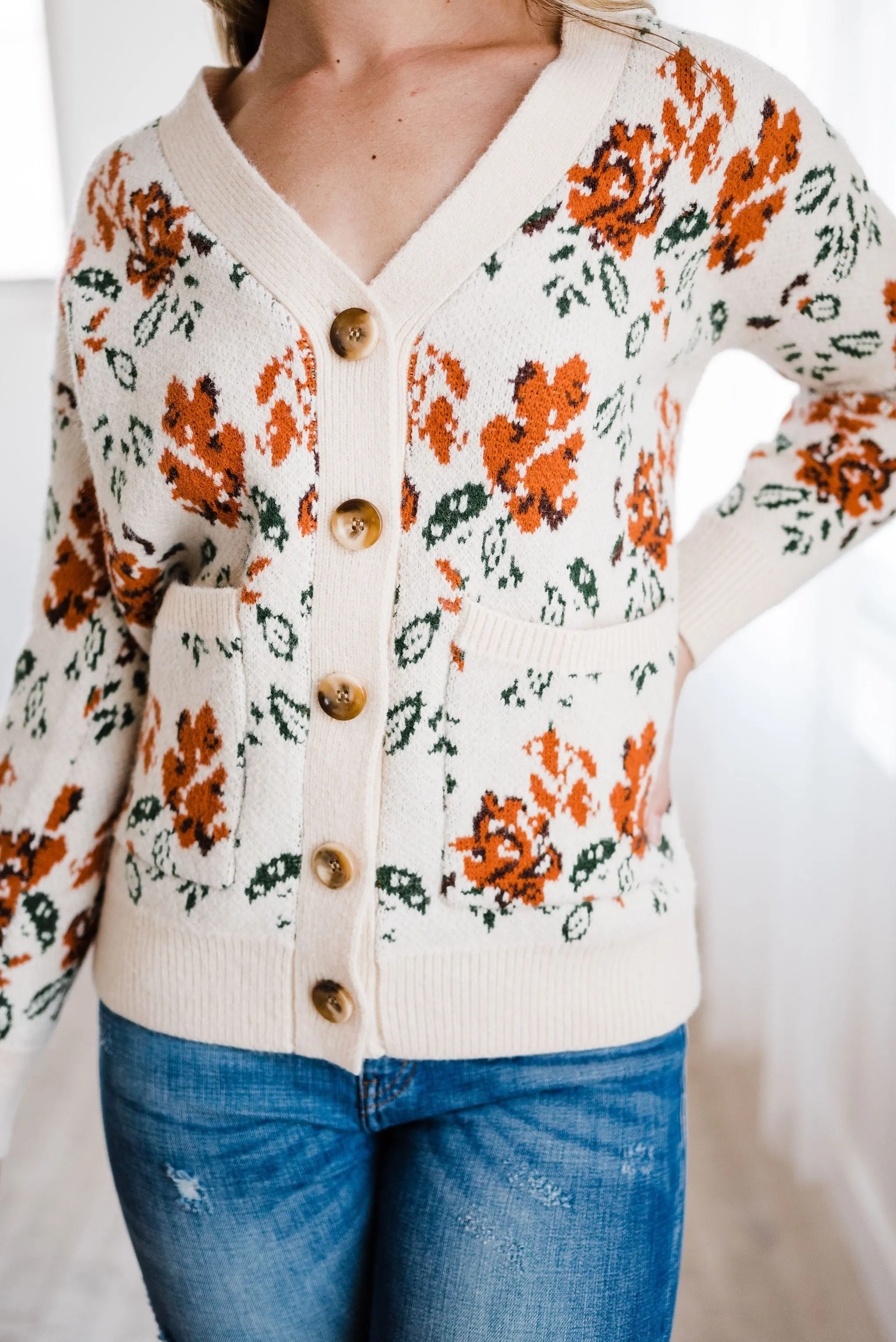 Floral Desires Open Cardigan
