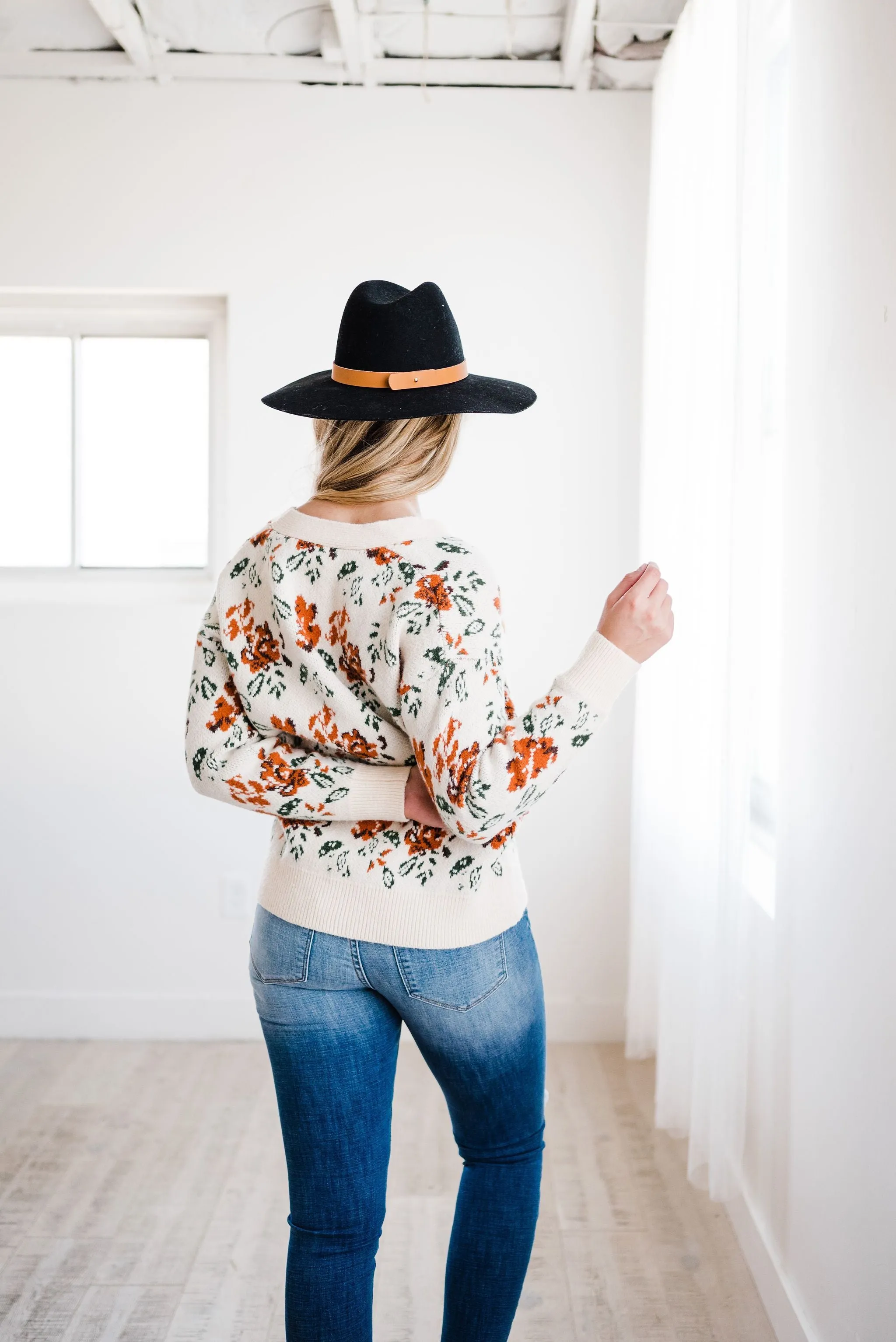 Floral Desires Open Cardigan