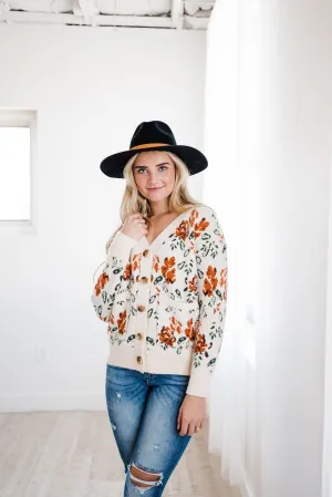 Floral Desires Open Cardigan