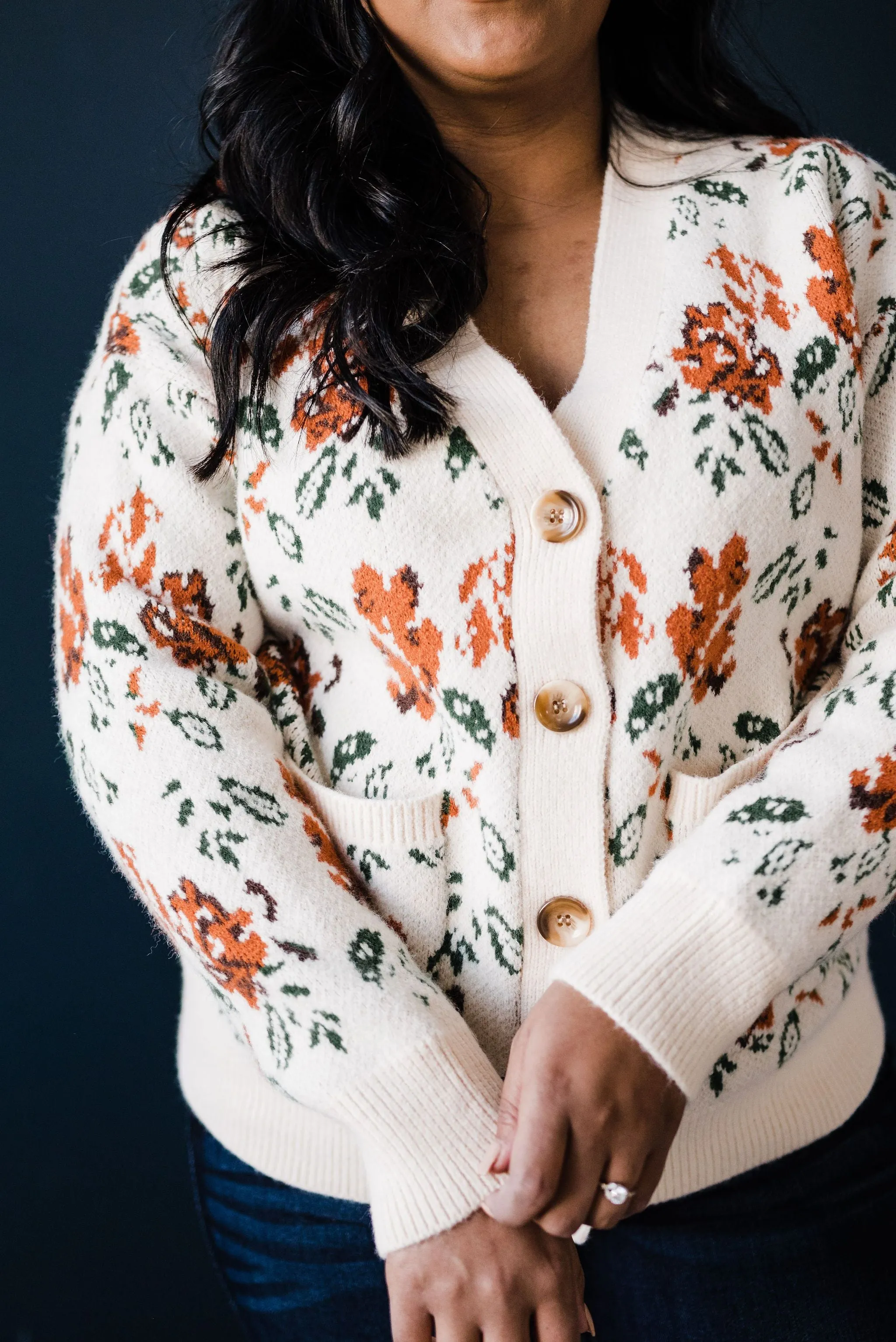 Floral Desires Open Cardigan