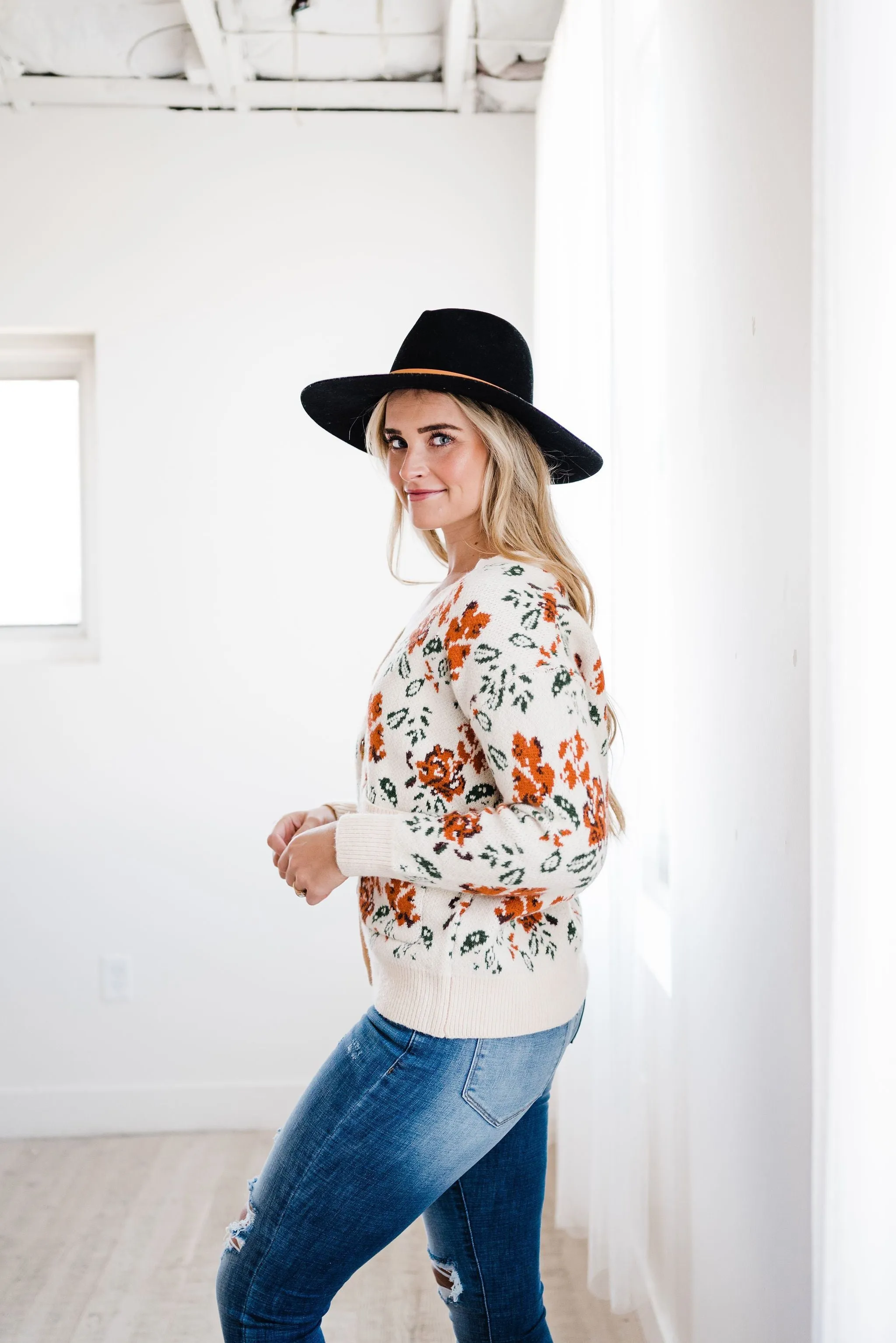 Floral Desires Open Cardigan