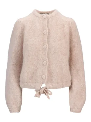 Franca Chunky Cardigan - Beige Melange