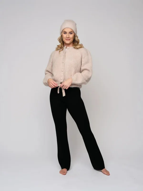 Franca Chunky Cardigan - Beige Melange