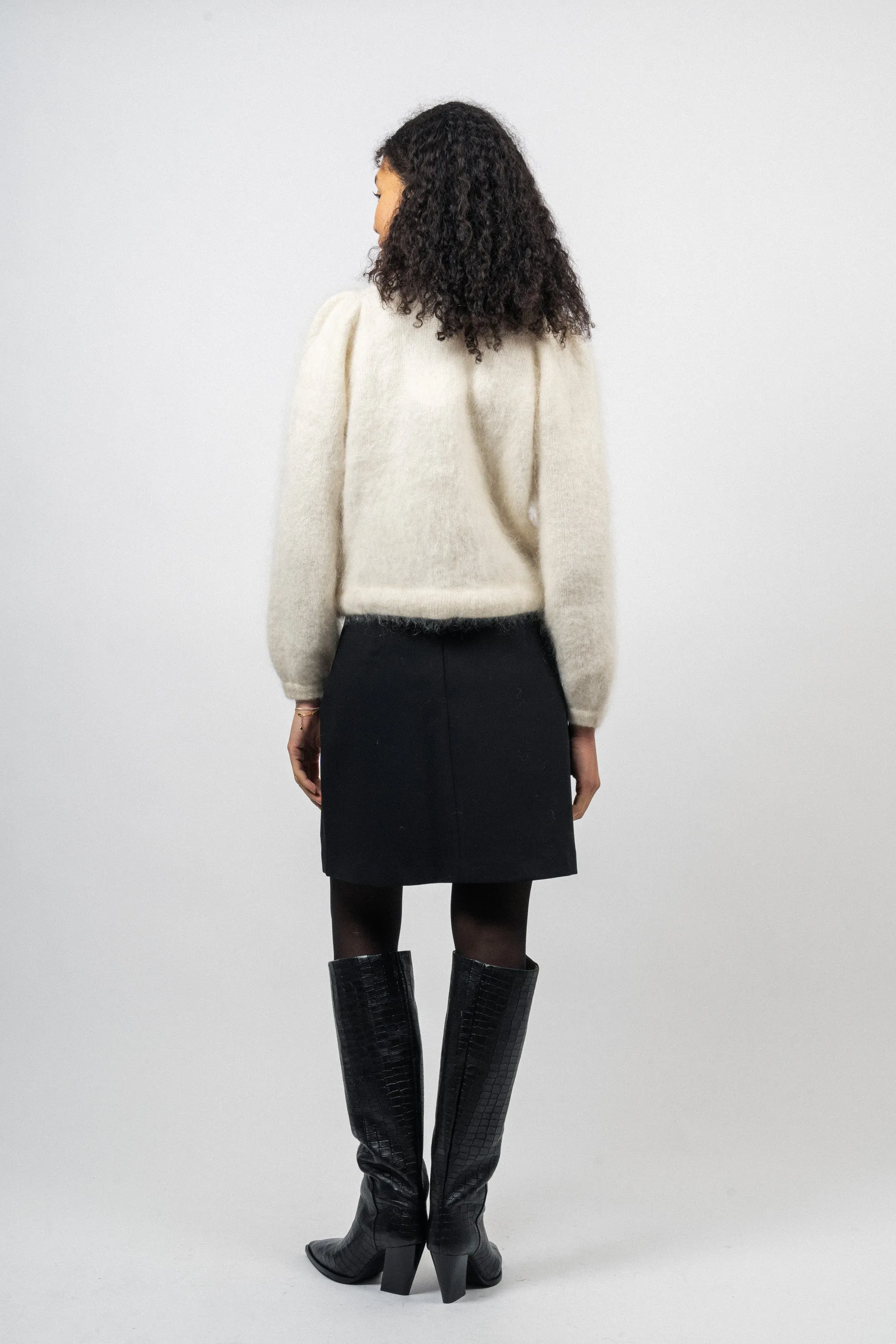 Franca Lux Chunky Cardigan - White