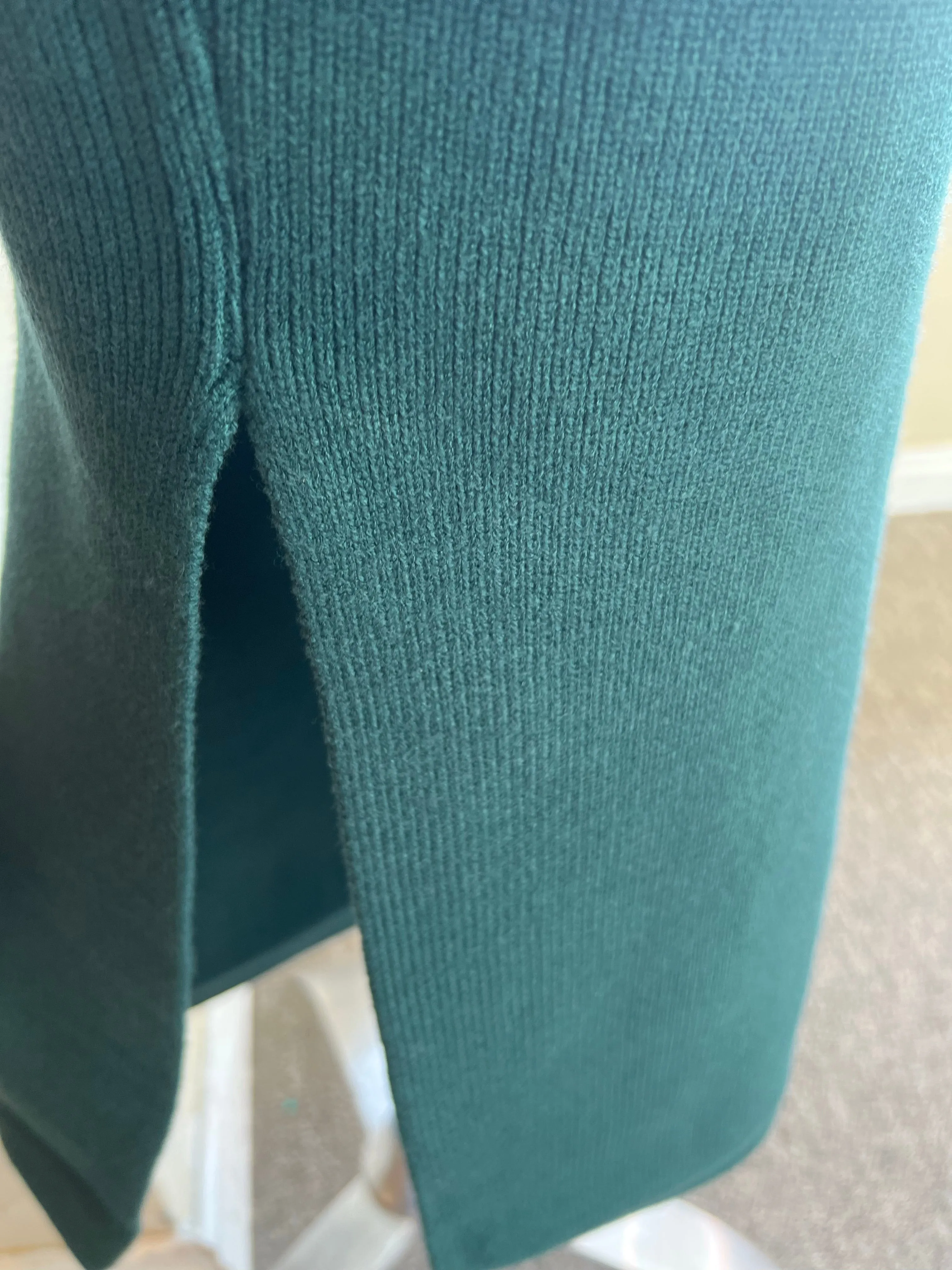 Front Overwrap Kimono Knit Midi