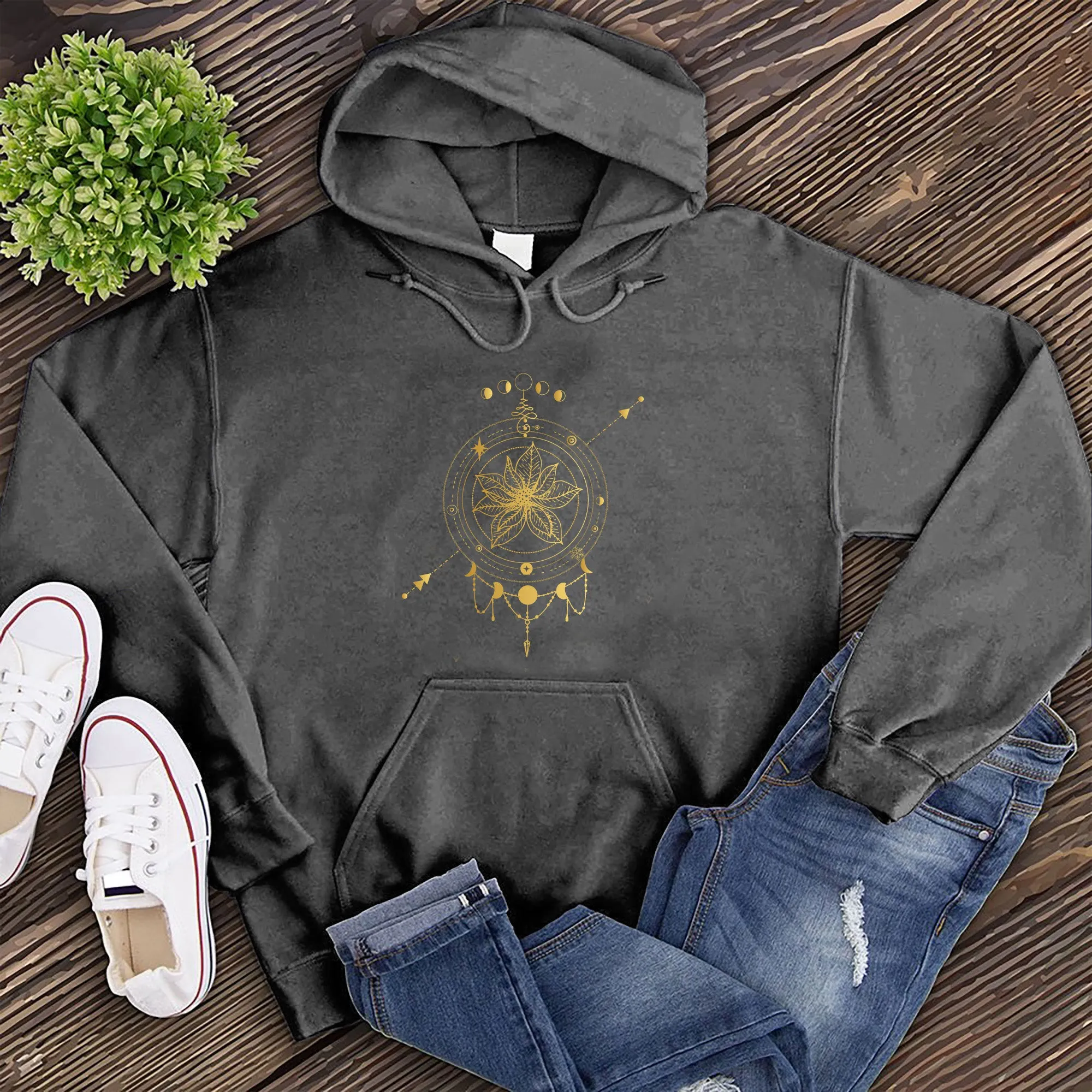 Golden Poinsettia Hoodie