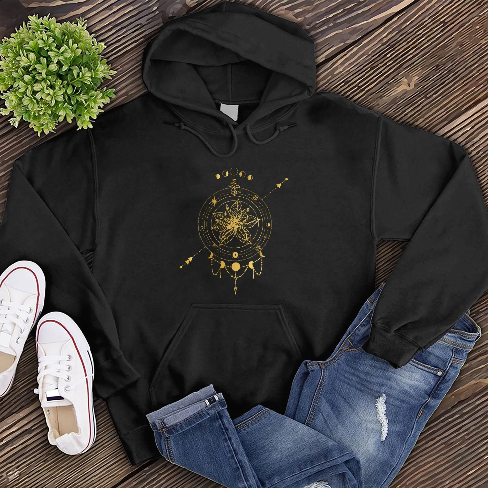 Golden Poinsettia Hoodie