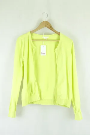 H&M Yellow Cardigan S