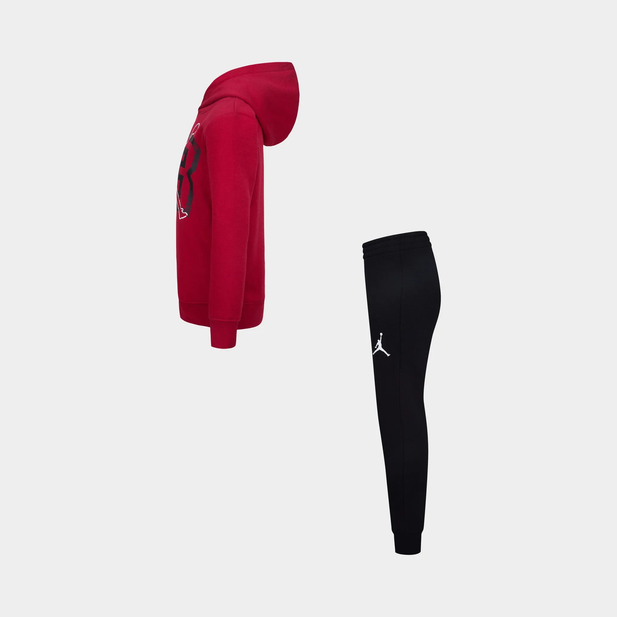 Jordan Child Fleece Po & Pant Set / Black