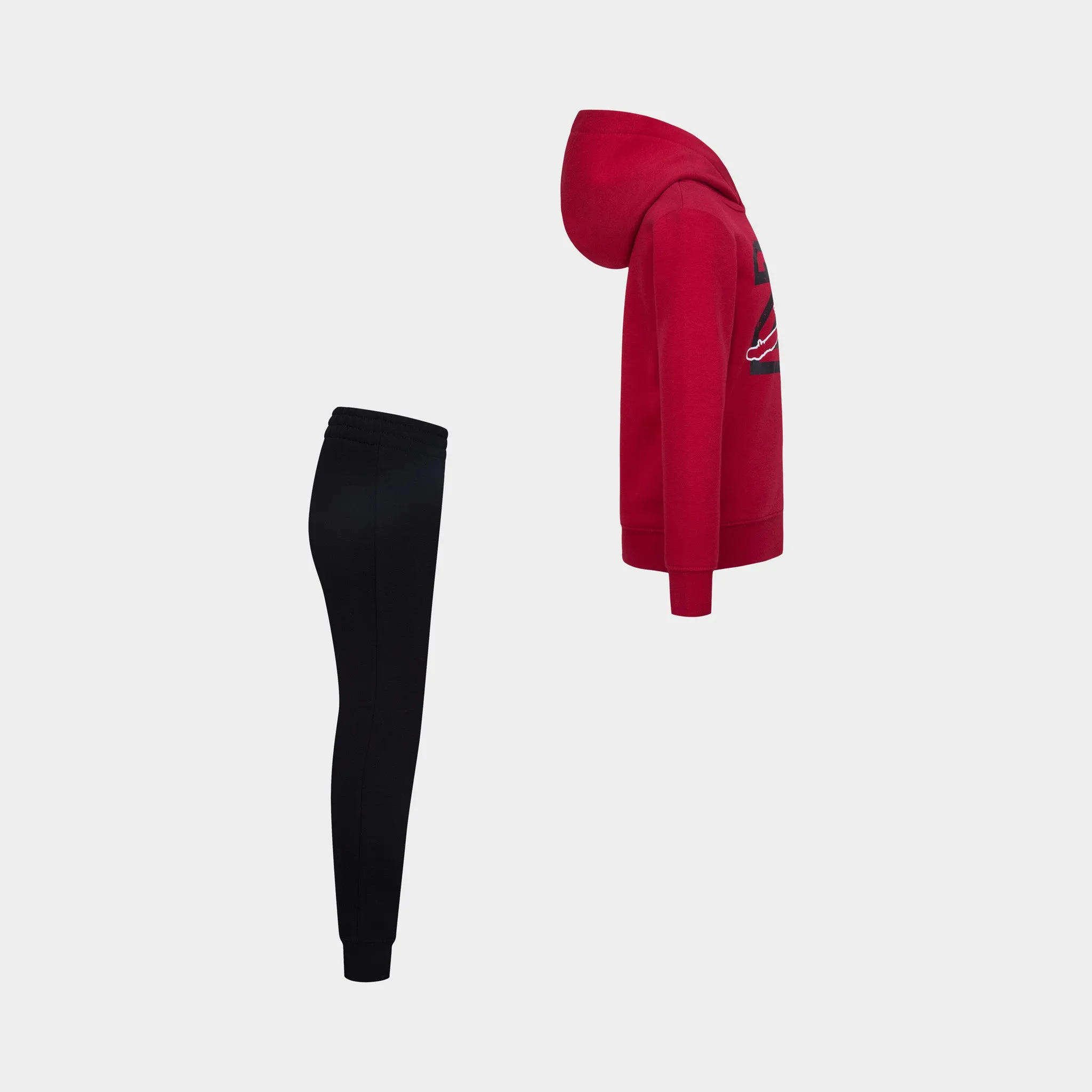 Jordan Child Fleece Po & Pant Set / Black