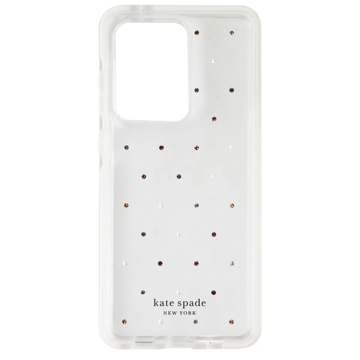 Kate Spade Defensive Hardshell Case for Galaxy S20 Ultra (Pin Dot Gems/Clear)