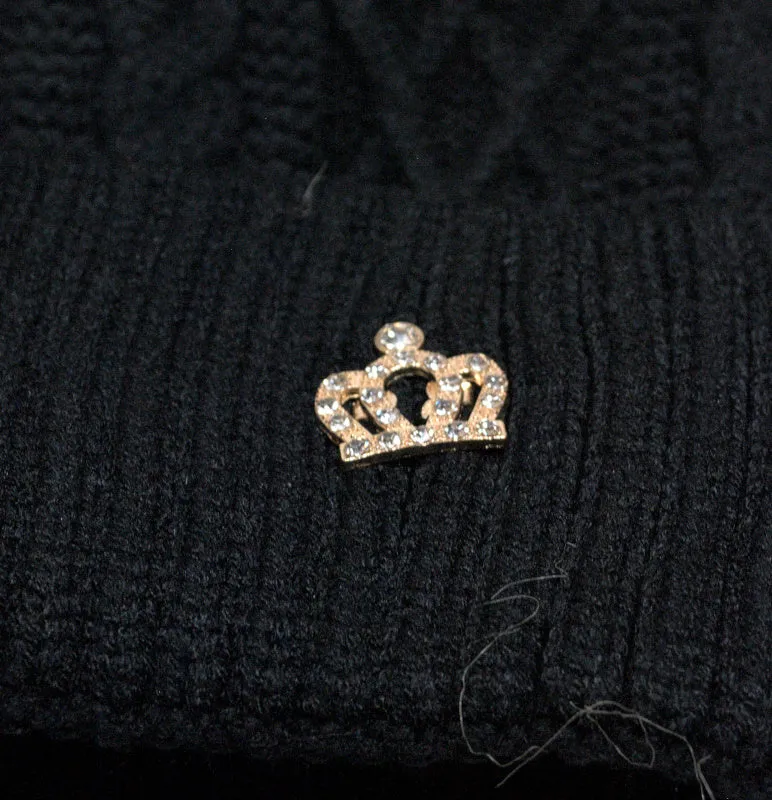Ladies Bling Bling Fur Insulated Beanie Hats Wholesale