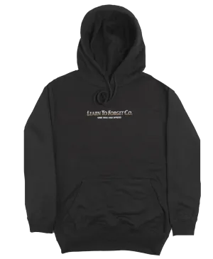 LEARN TO FORGET HOODIE BLACK - CHROME LOGO