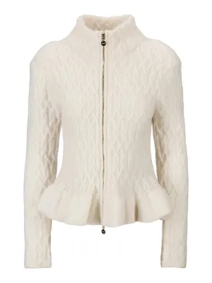 Lene Alpaca Cardigan - Ivory