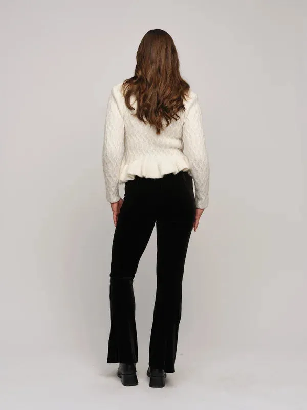 Lene Alpaca Cardigan - Ivory