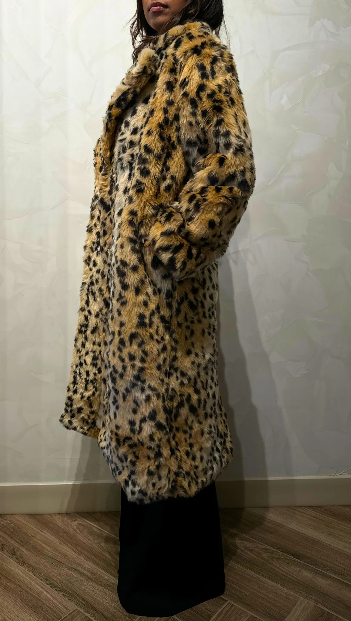 Lennox Leopard Fur Coat