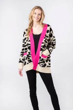 LEO CARDIGAN - LEOPARD - ONLINE ONLY