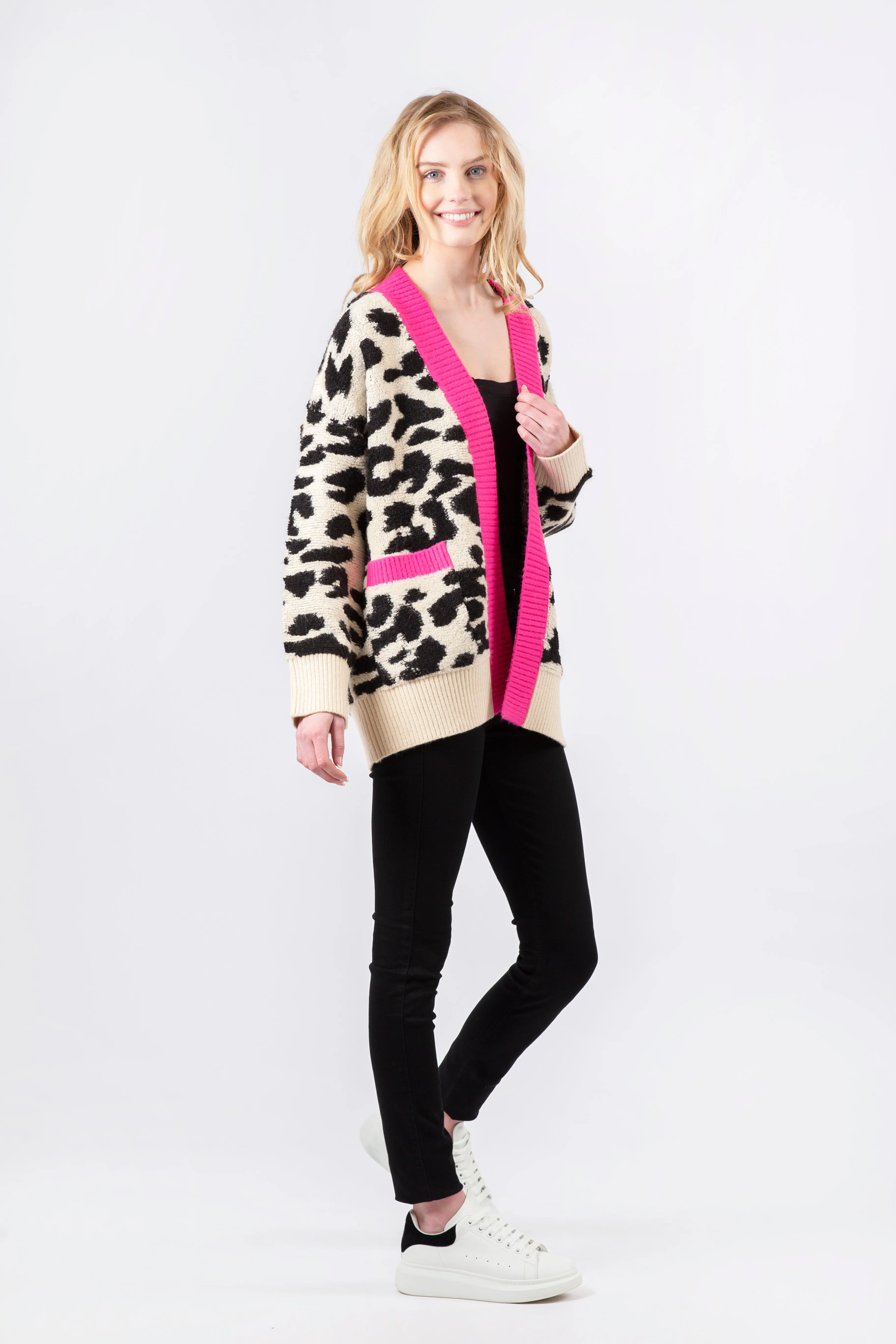 LEO CARDIGAN - LEOPARD - ONLINE ONLY