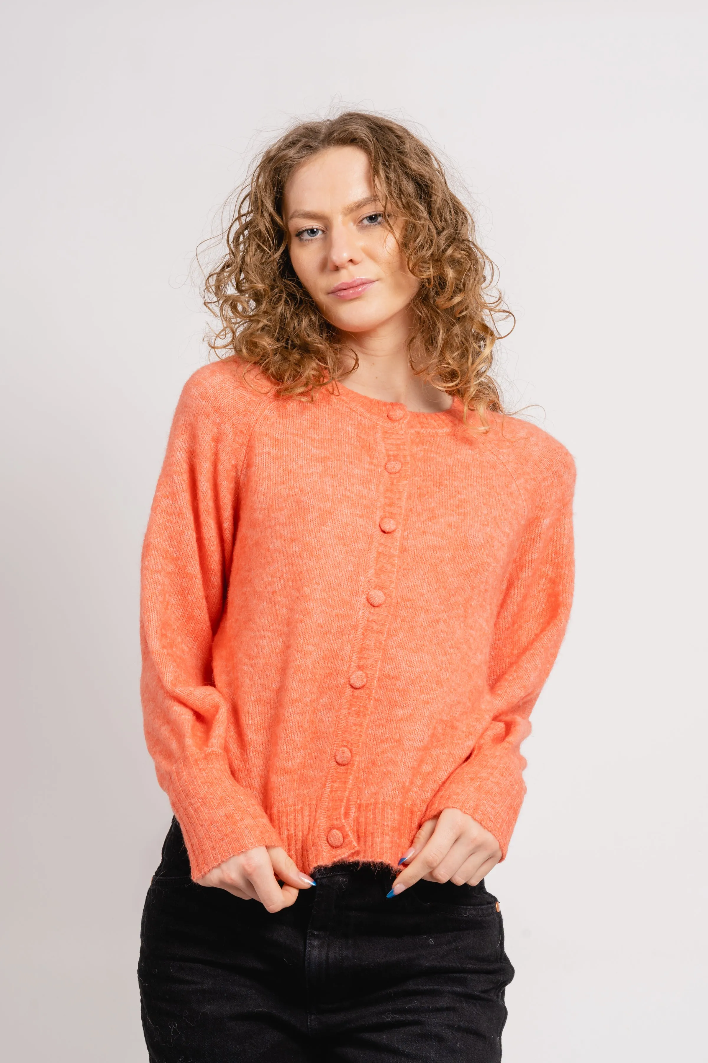 Line Hope Cardigan - Rose Mel