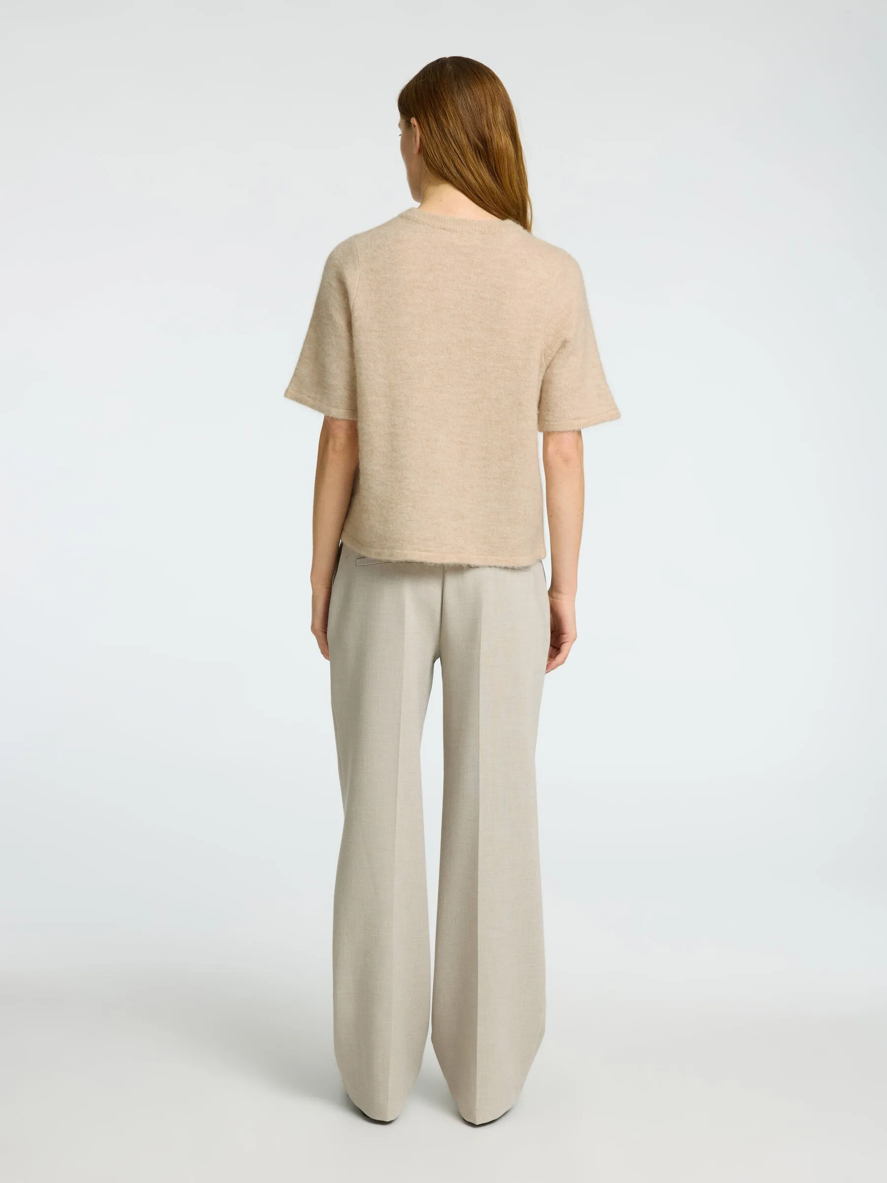 Lulu 2/4 Knit Cardigan - Birch Melange