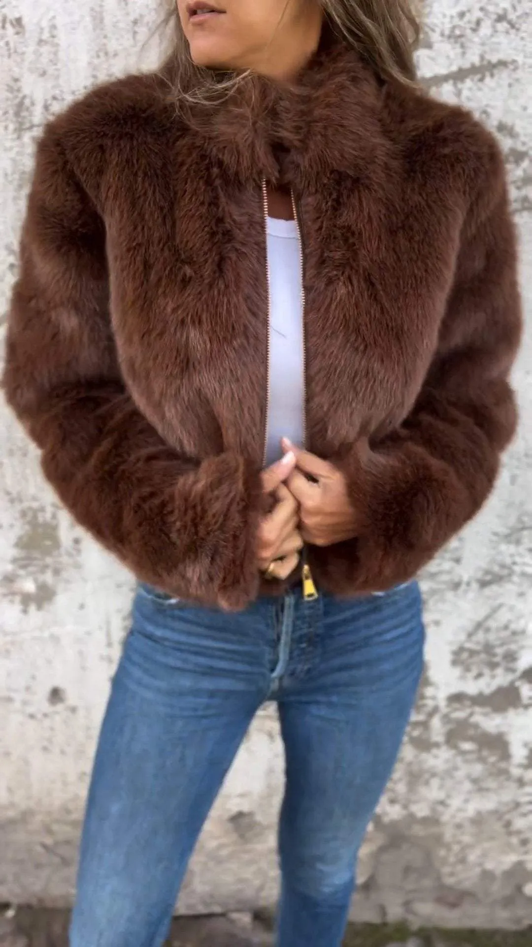 Maggs | Faux Fur Warm Coat