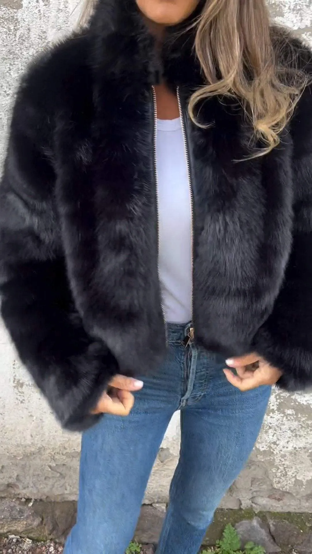 Maggs | Faux Fur Warm Coat